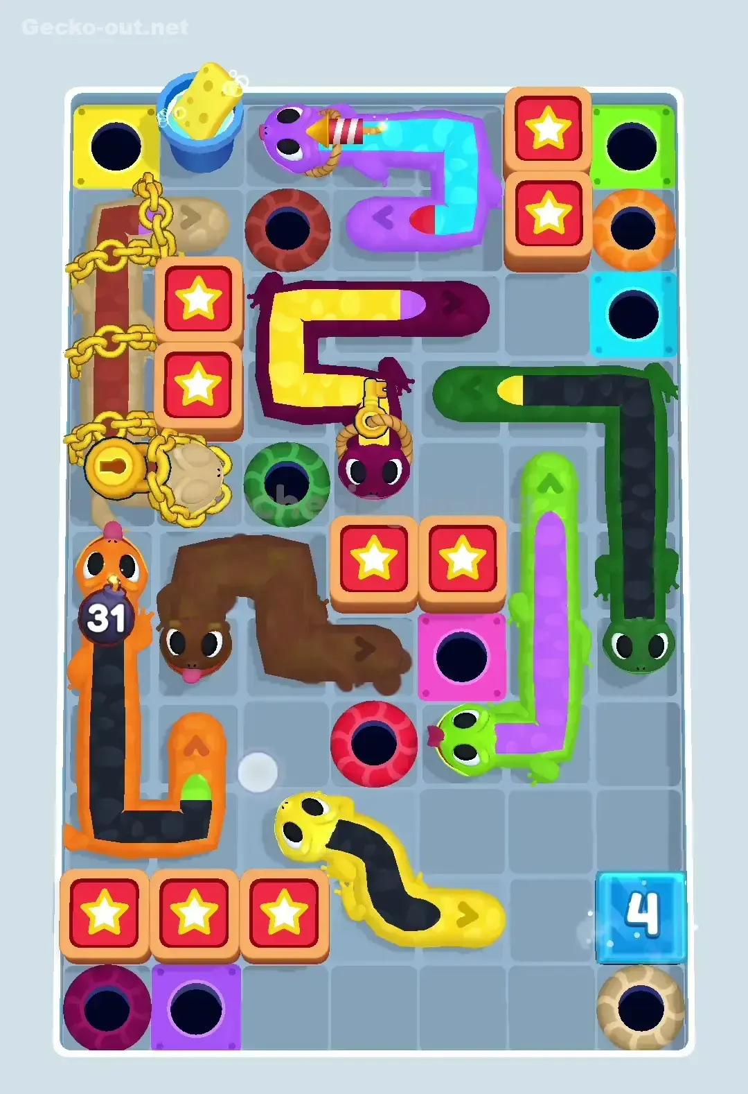 Gecko Out Level 459 Screenshot