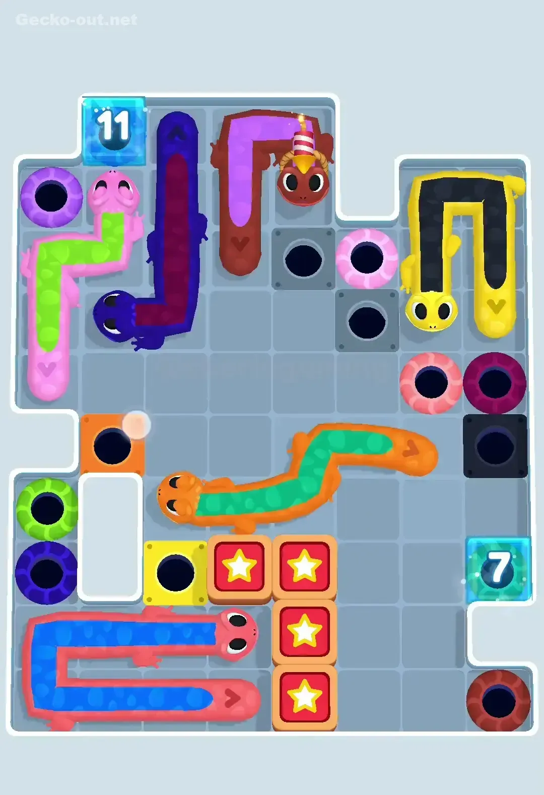 Gecko Out Level 452 Solution 3