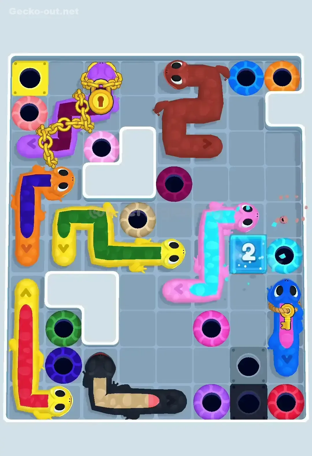 Gecko Out Level 449 Solution 2