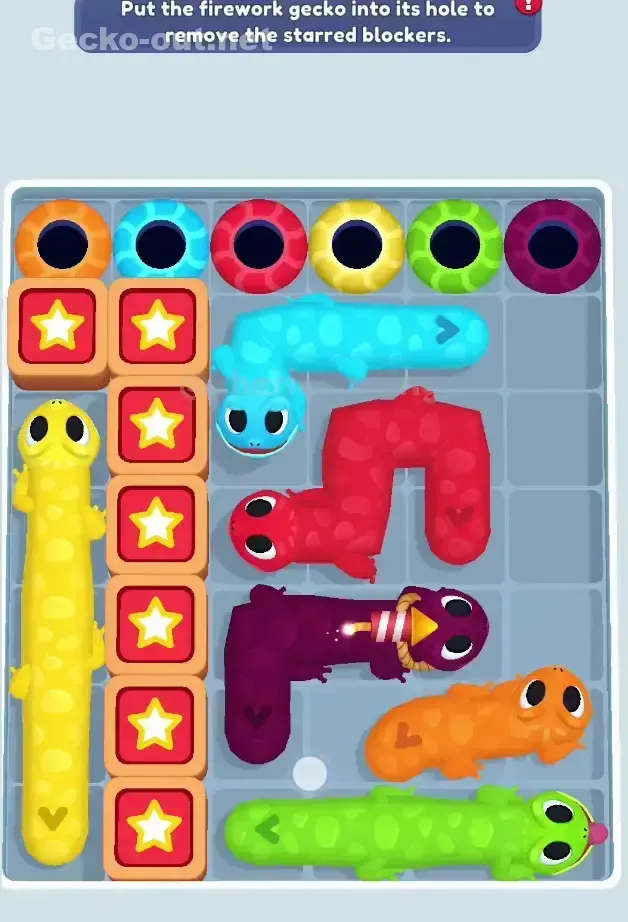 Gecko Out Level 448 Solution 1