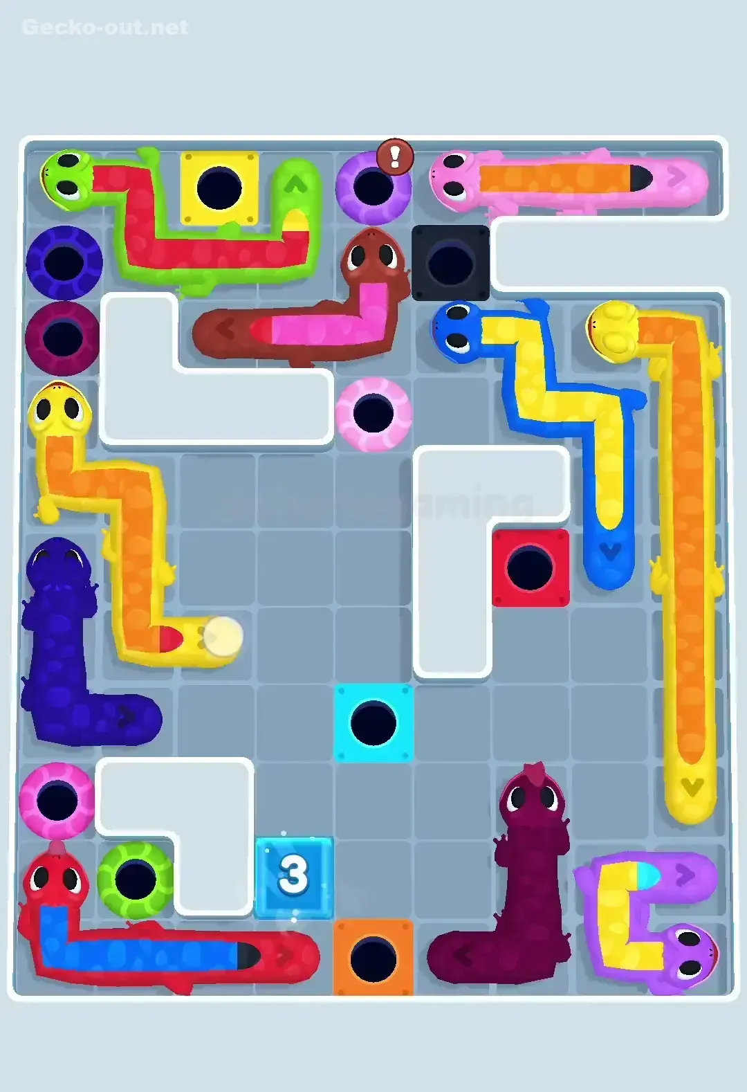 Gecko Out Level 447 Solution 3