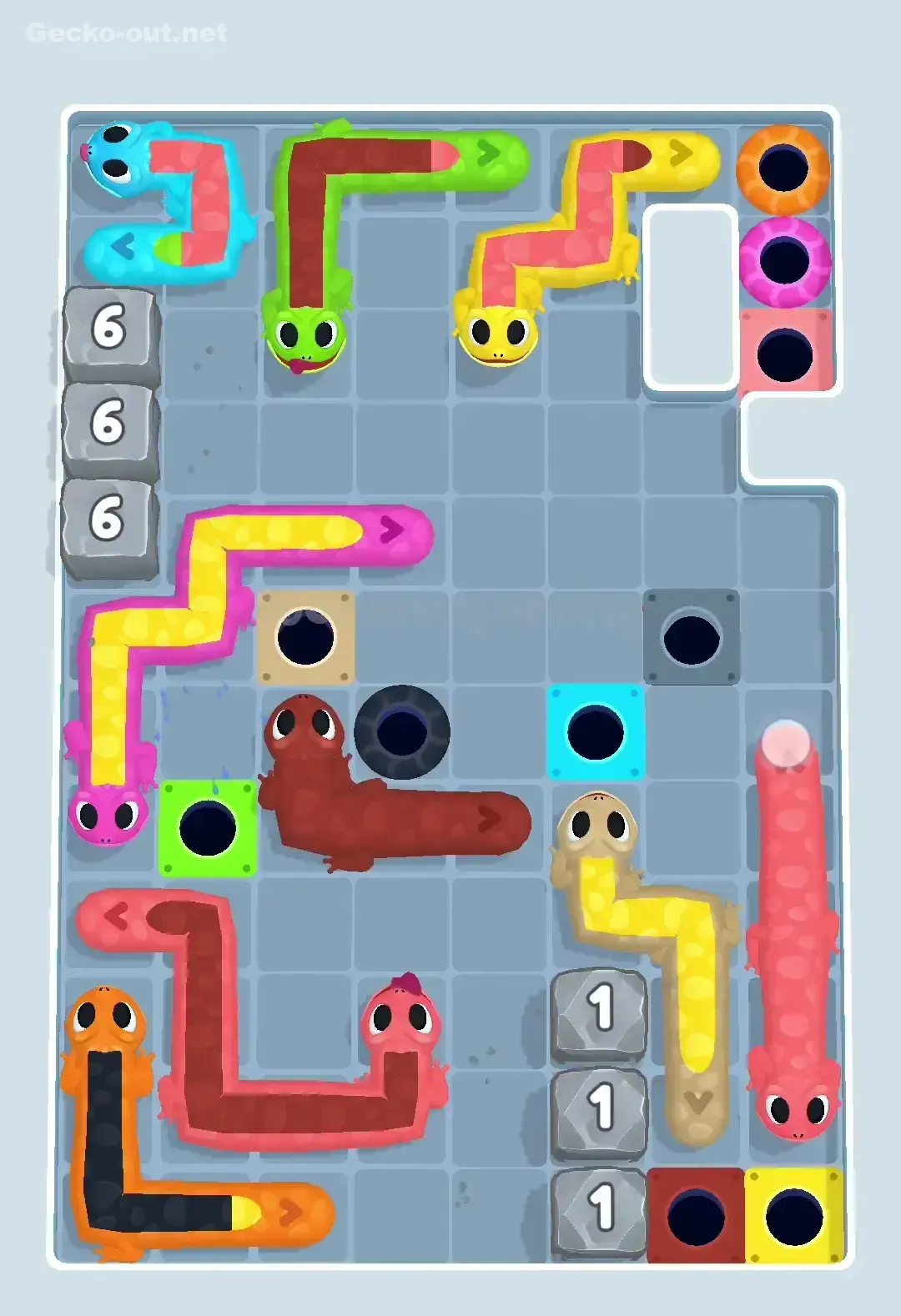 Gecko Out Level 446 Solution 3