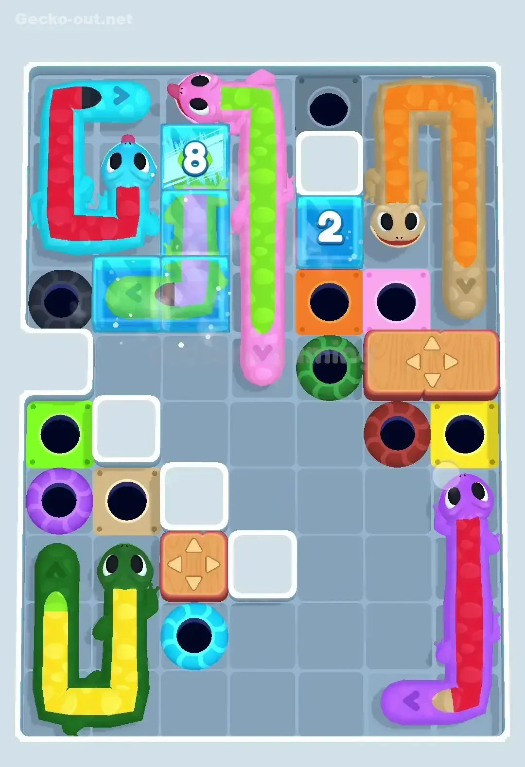 Gecko Out Level 443 Screenshot