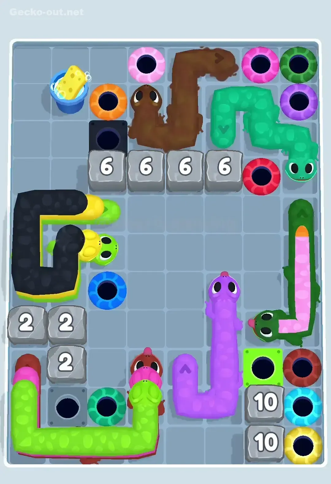 Gecko Out Level 442 Solution 3