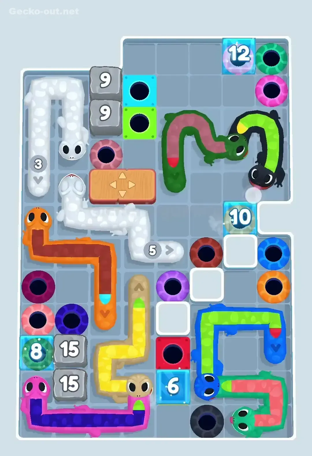 Gecko Out Level 438 Solution 1