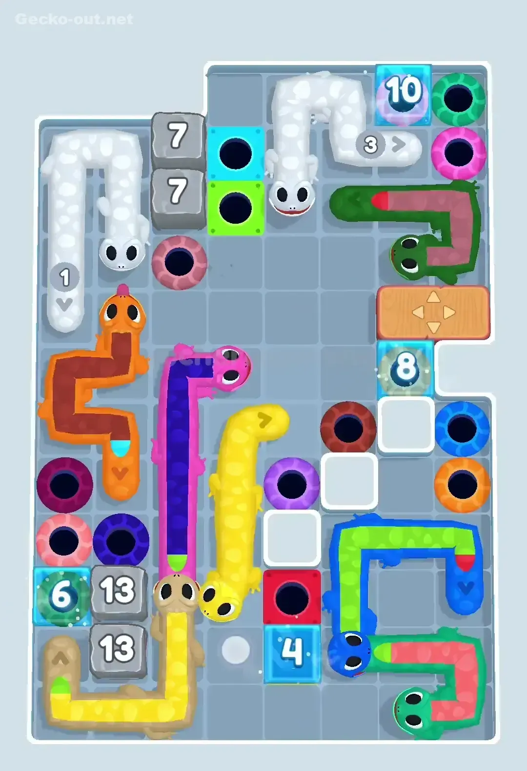 Gecko Out Level 438 Solution 2