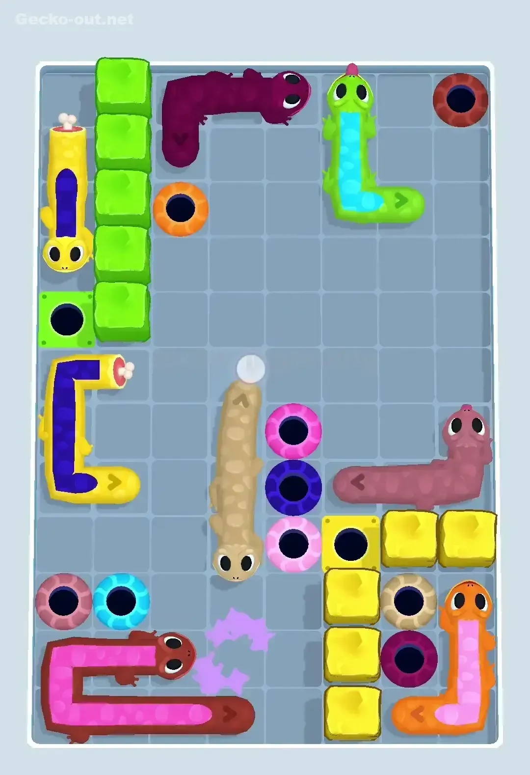 Gecko Out Level 440 Solution 3