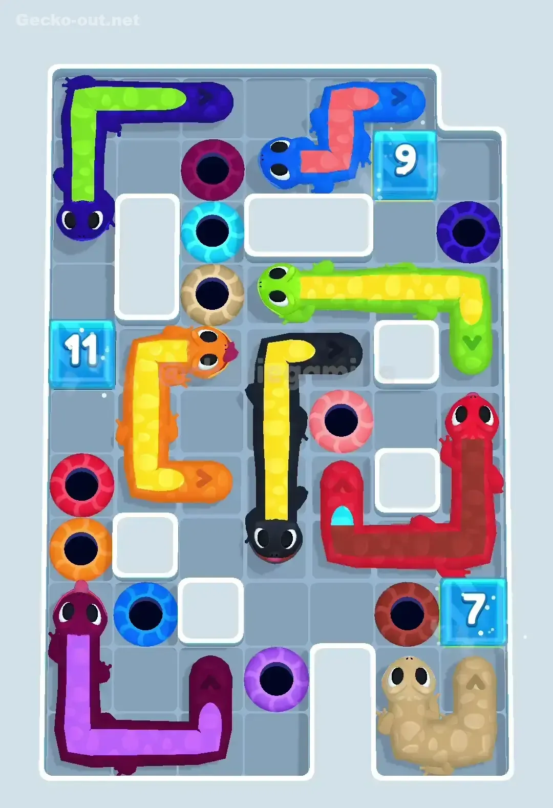 Gecko Out Level 437 Screenshot