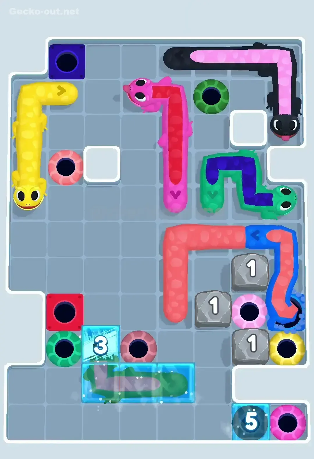 Gecko Out Level 424 Solution 2