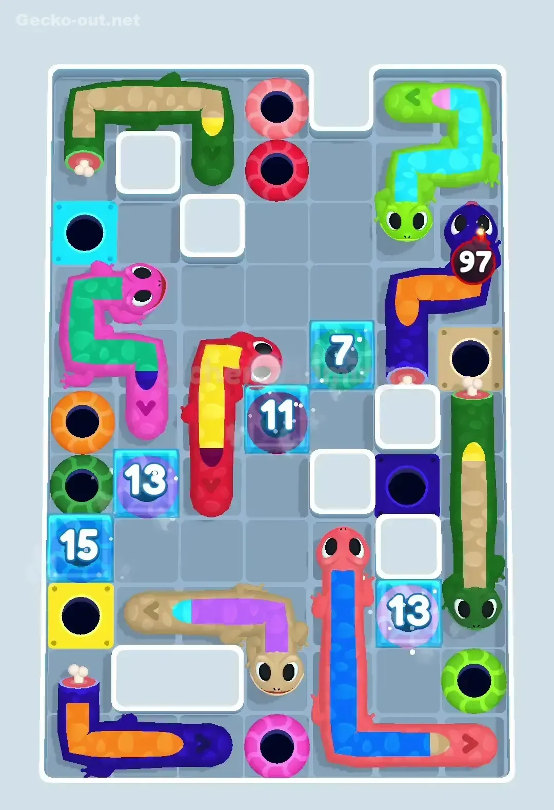 Gecko Out Level 416 Screenshot