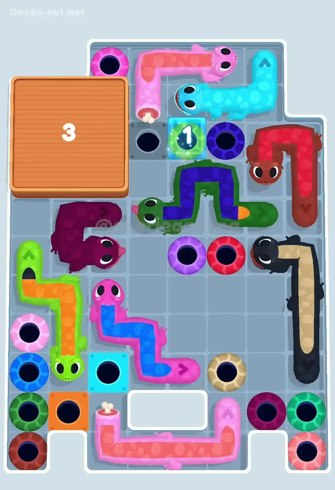 Gecko Out Level 415 Solution 2