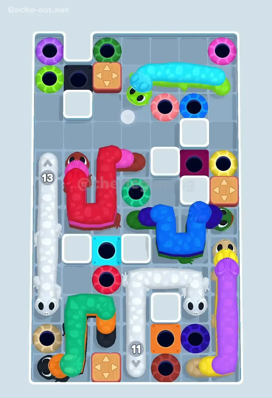 Gecko Out Level 414 Solution 2