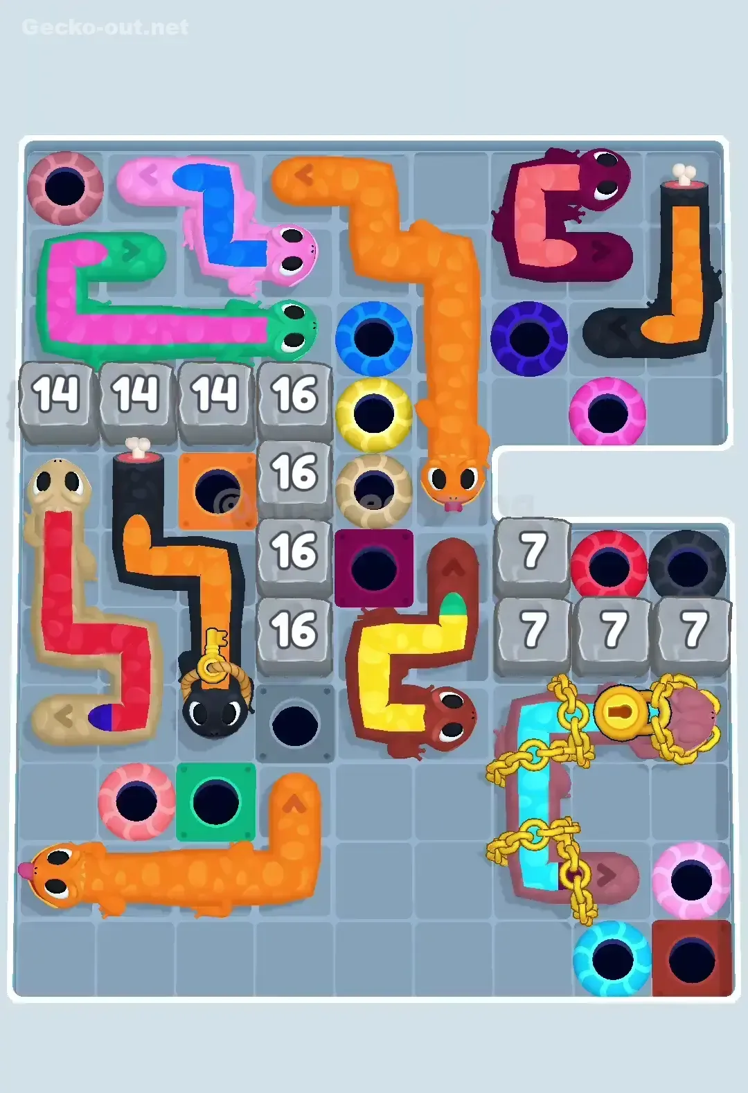 Gecko Out Level 412 Solution 2