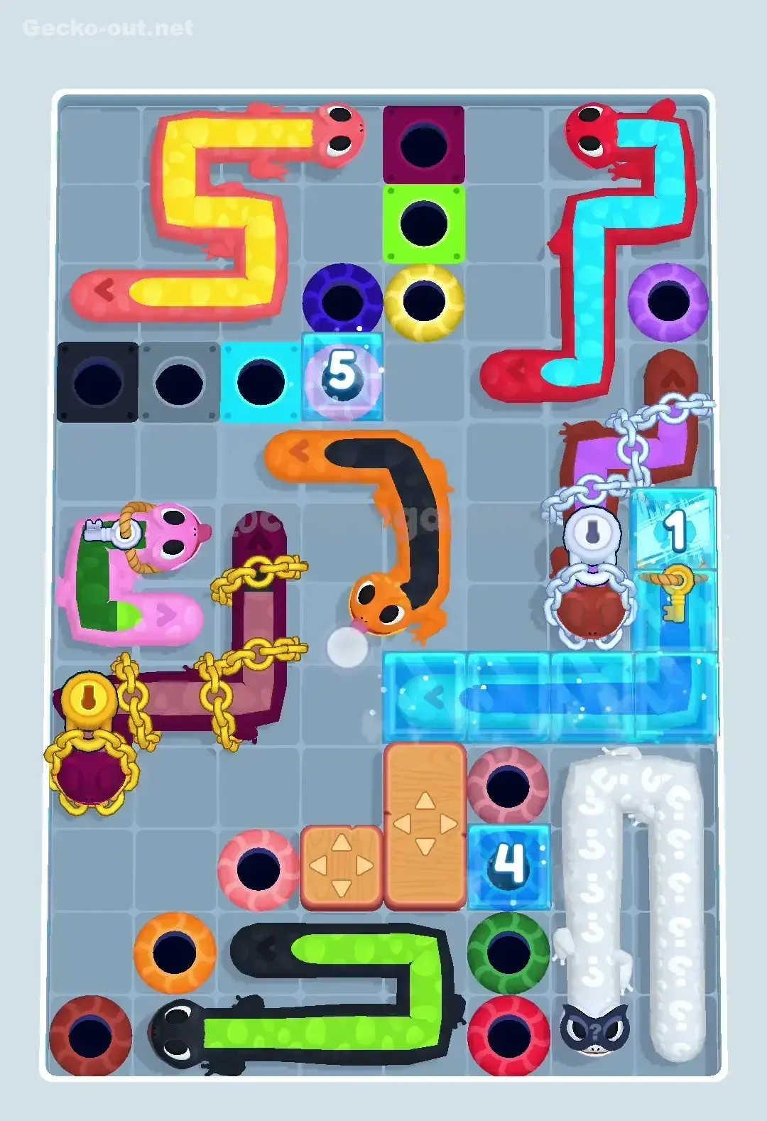 Gecko Out Level 410 Screenshot