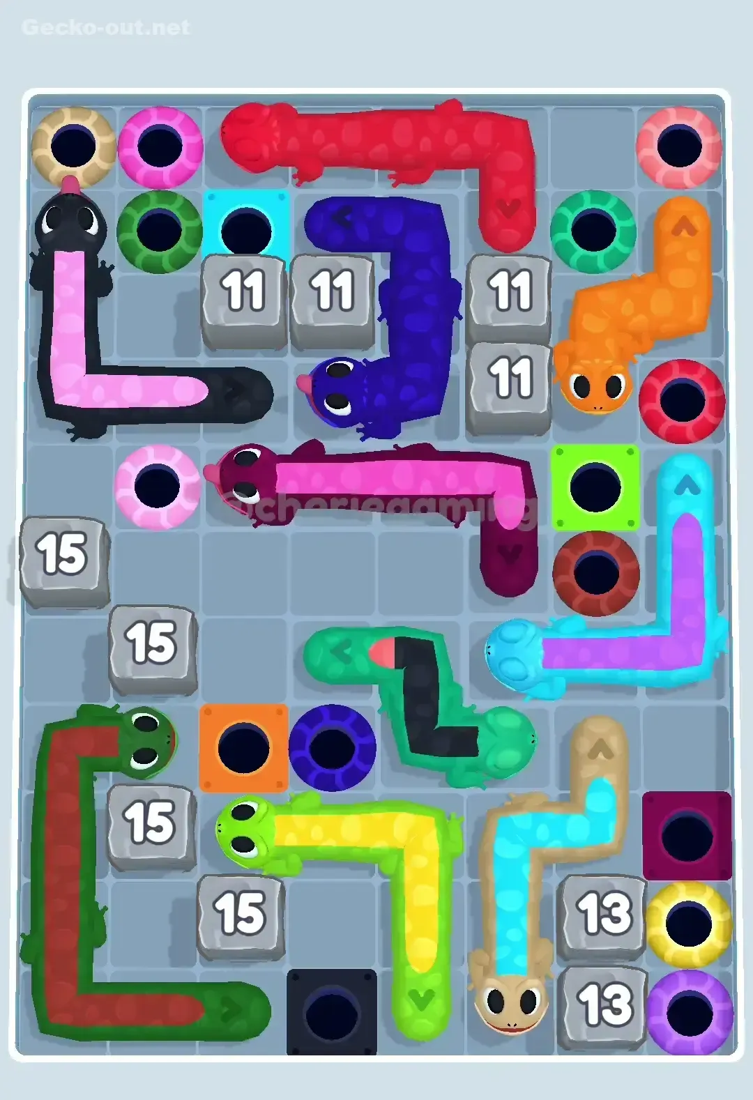 Gecko Out Level 409 Screenshot