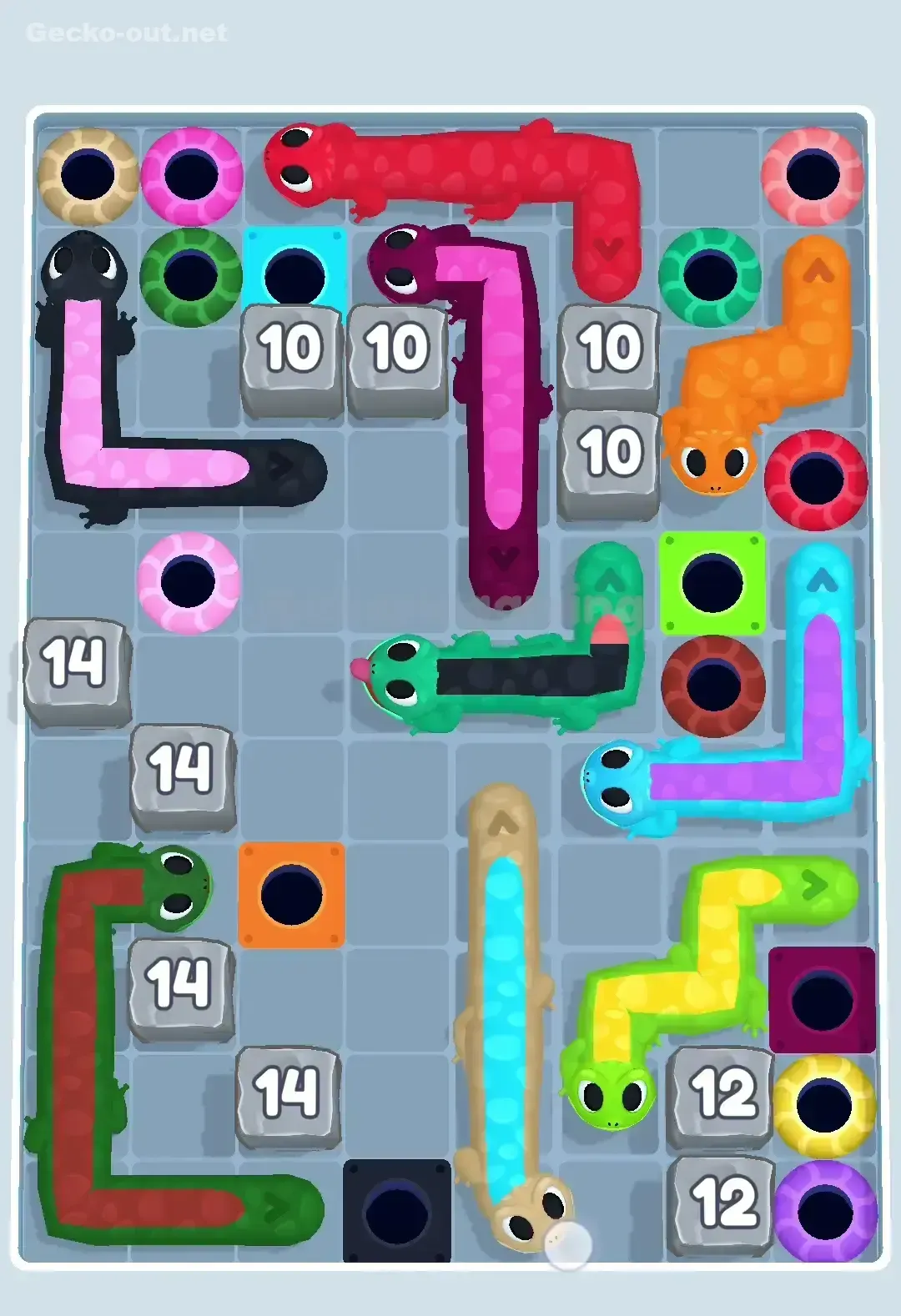 Gecko Out Level 409 Solution 2