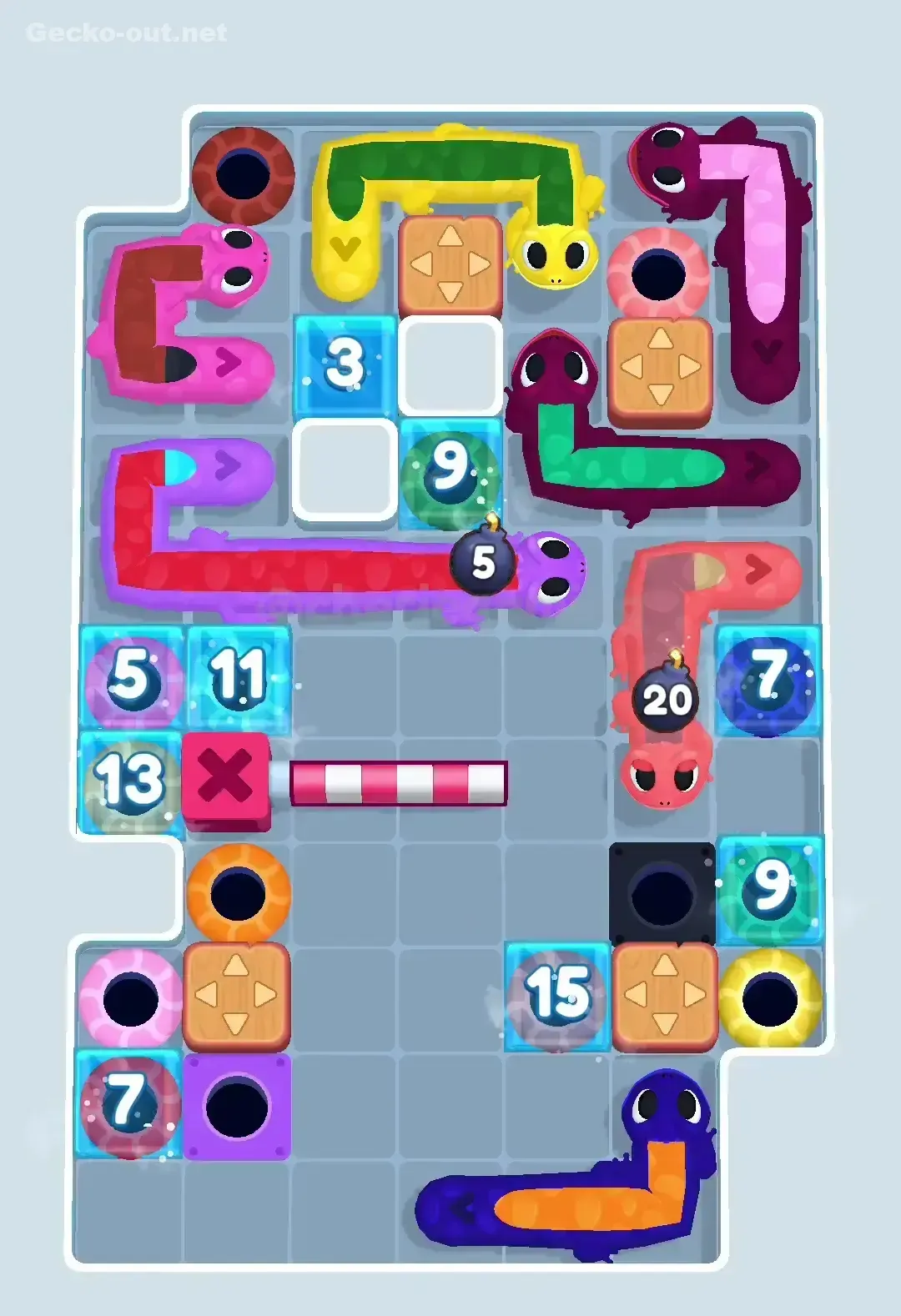 Gecko Out Level 406 Screenshot