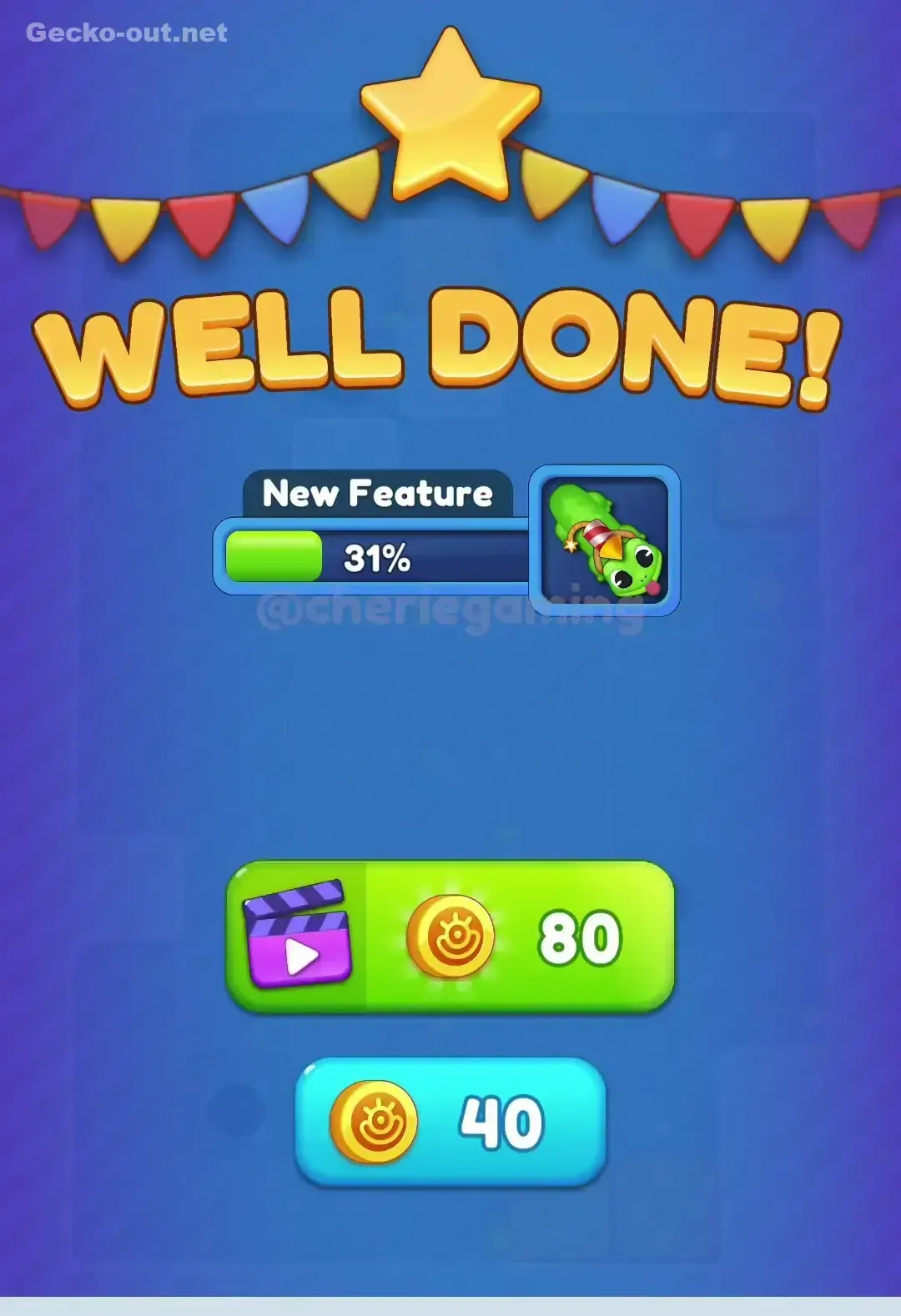 Gecko Out Level 406 Solution 3