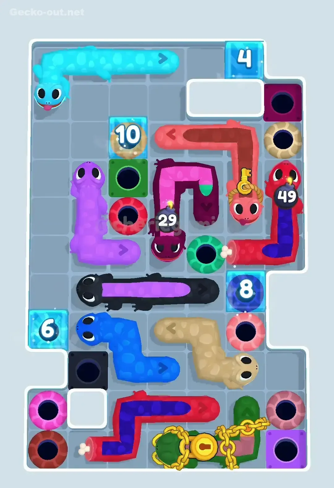 Gecko Out Level 405 Screenshot