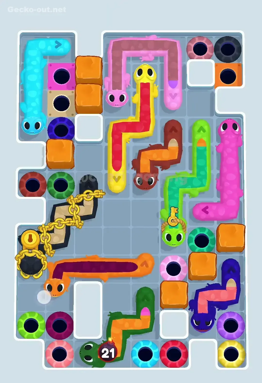 Gecko Out Level 402 Screenshot