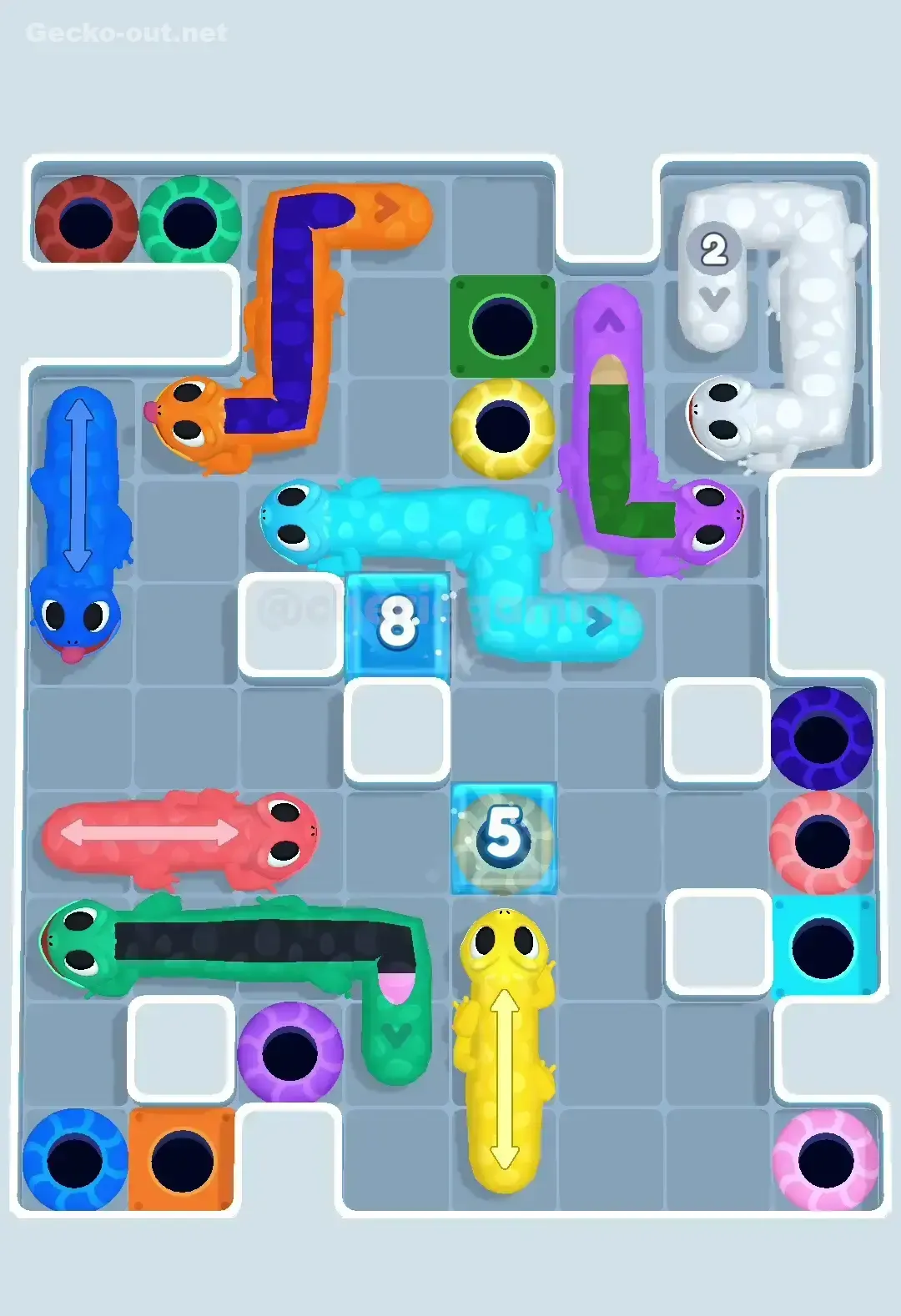 Gecko Out Level 401 Solution 1