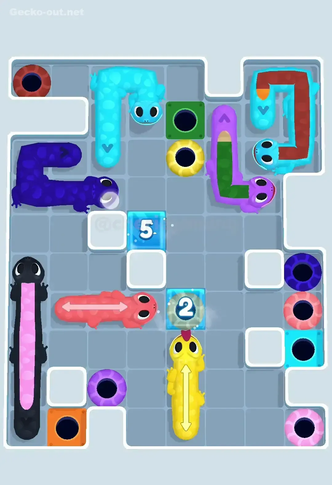 Gecko Out Level 401 Solution 3