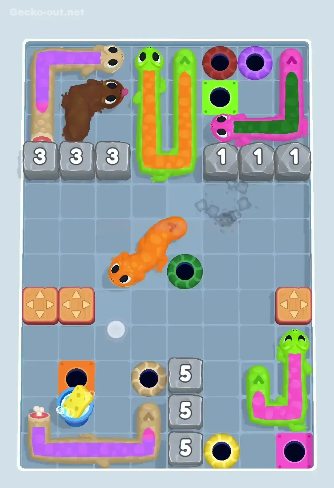 Gecko Out Level 399 Solution 2