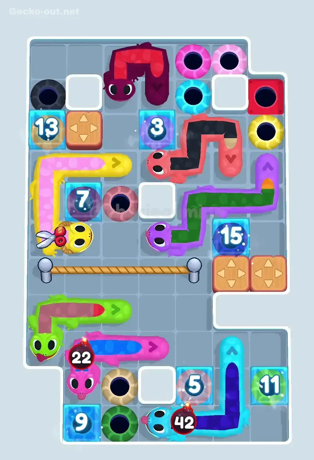 Gecko Out Level 395 Solution 2