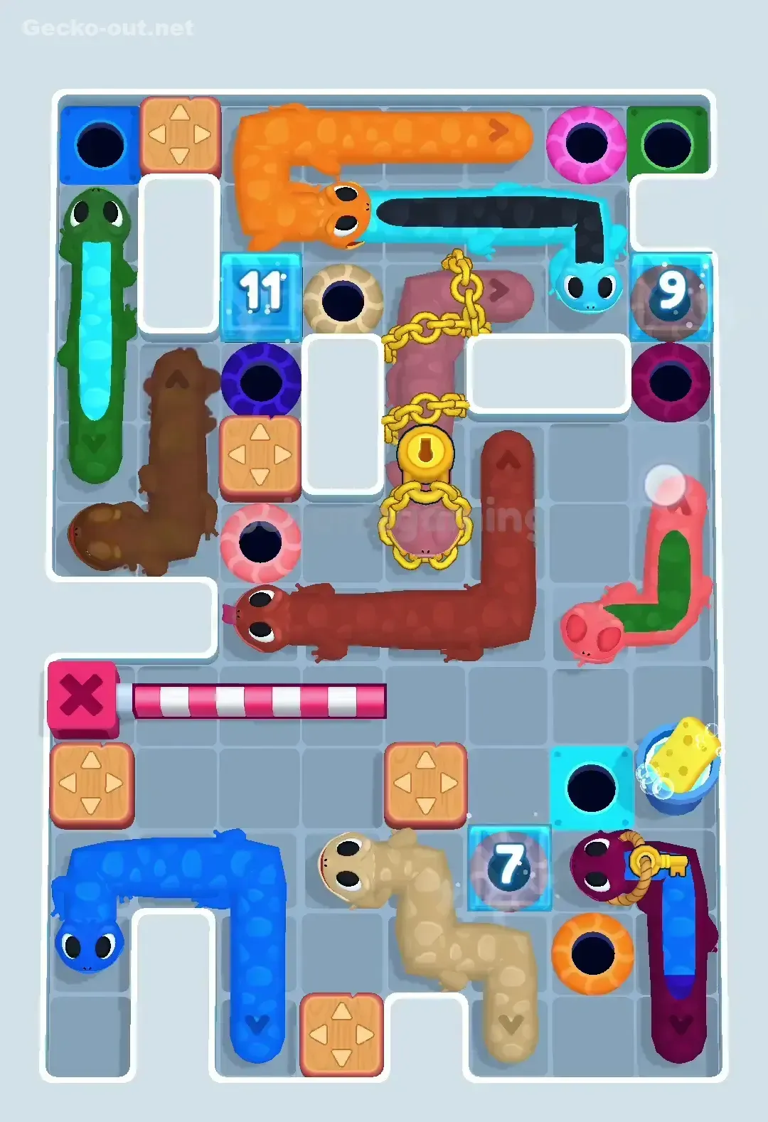 Gecko Out Level 393 Solution 1