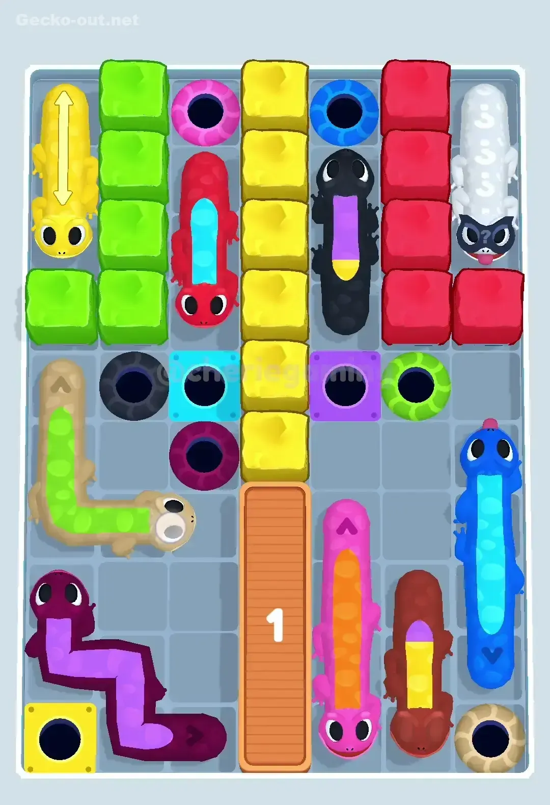 Gecko Out Level 391 Solution 1