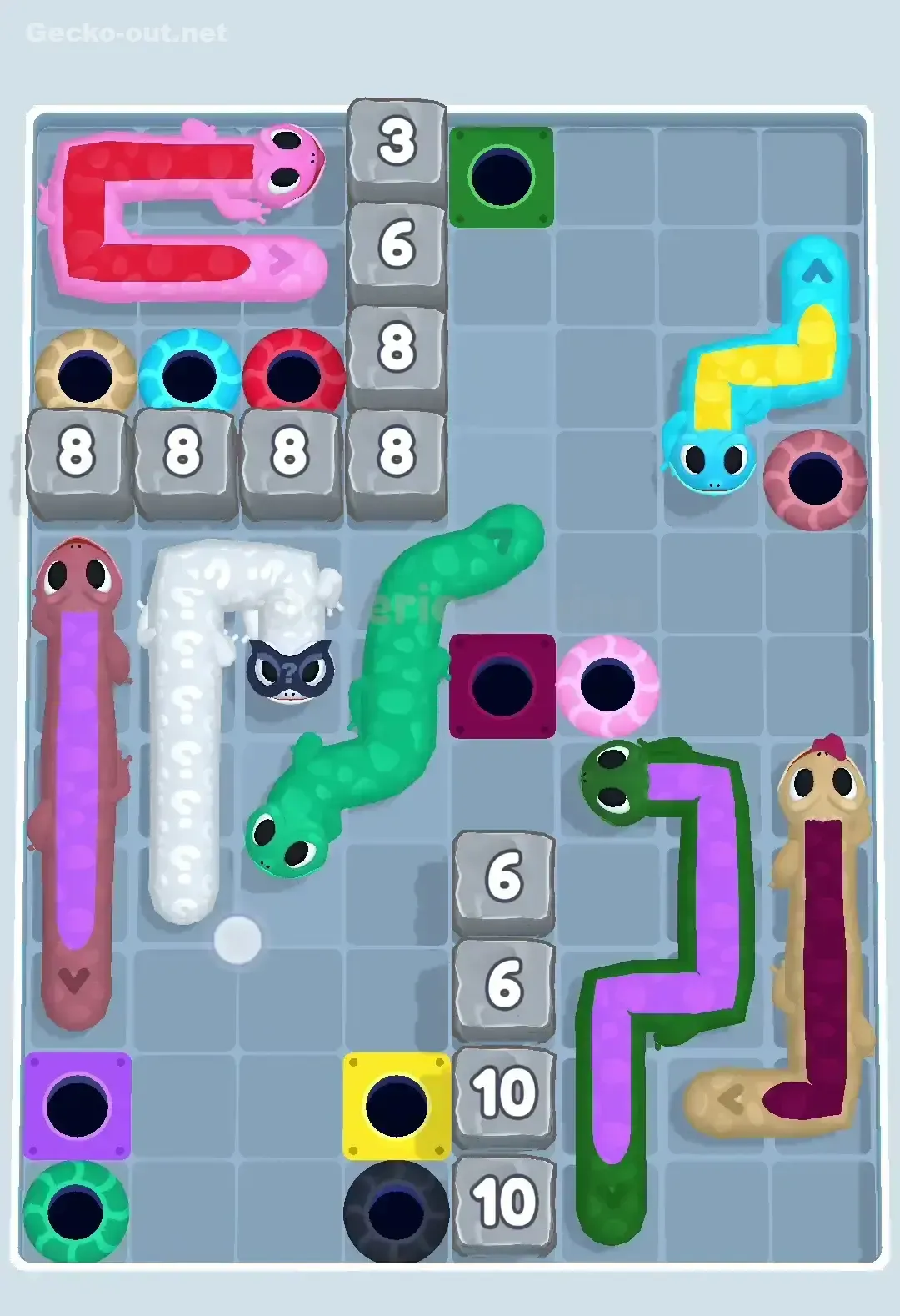 Gecko Out Level 390 Solution 2