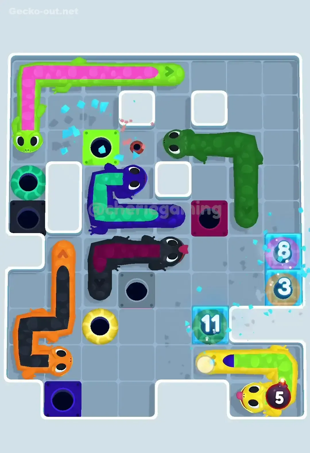 Gecko Out Level 387 Solution 2