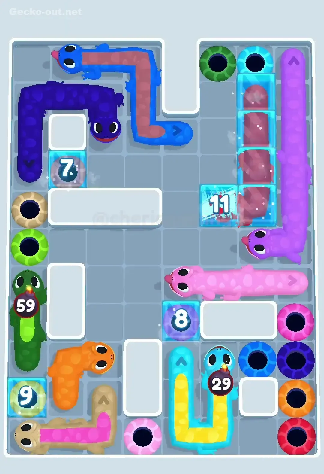 Gecko Out Level 385 Solution 2