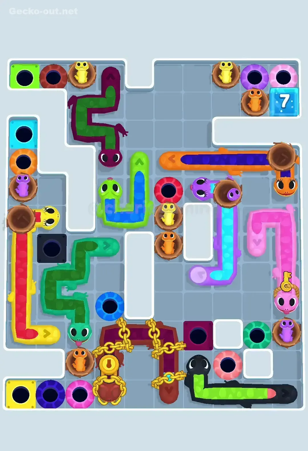 Gecko Out Level 641 Solution 1