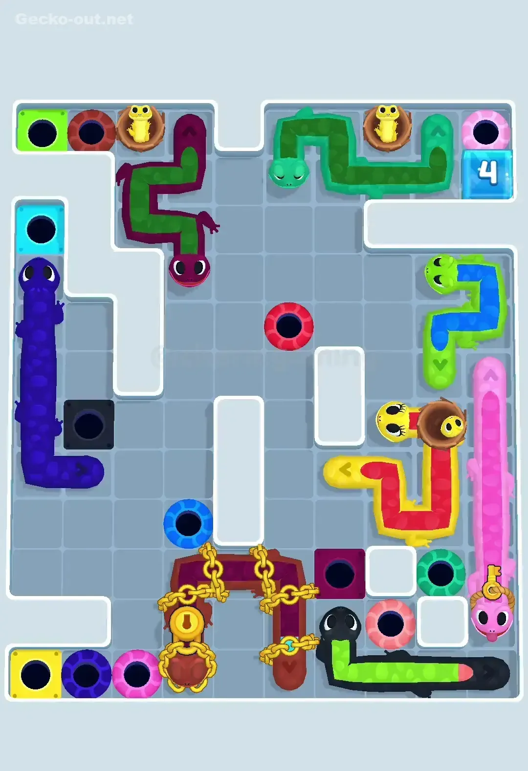 Gecko Out Level 641 Solution 3