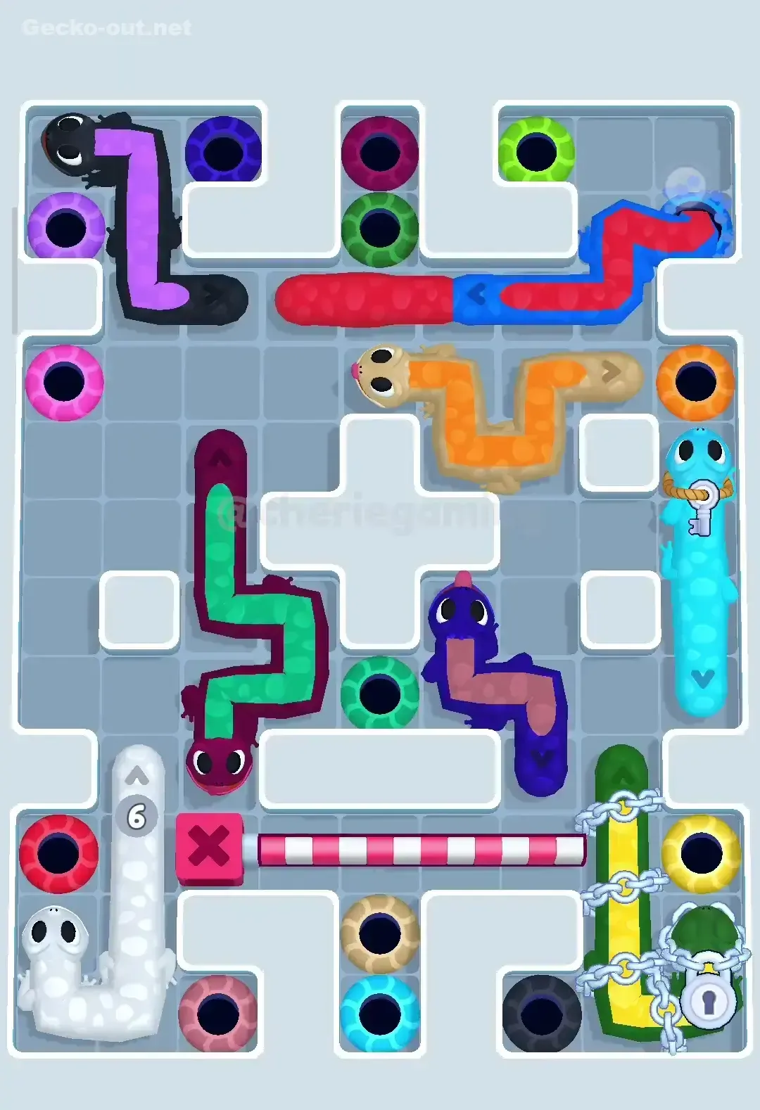 Gecko Out Level 376 Solution 2