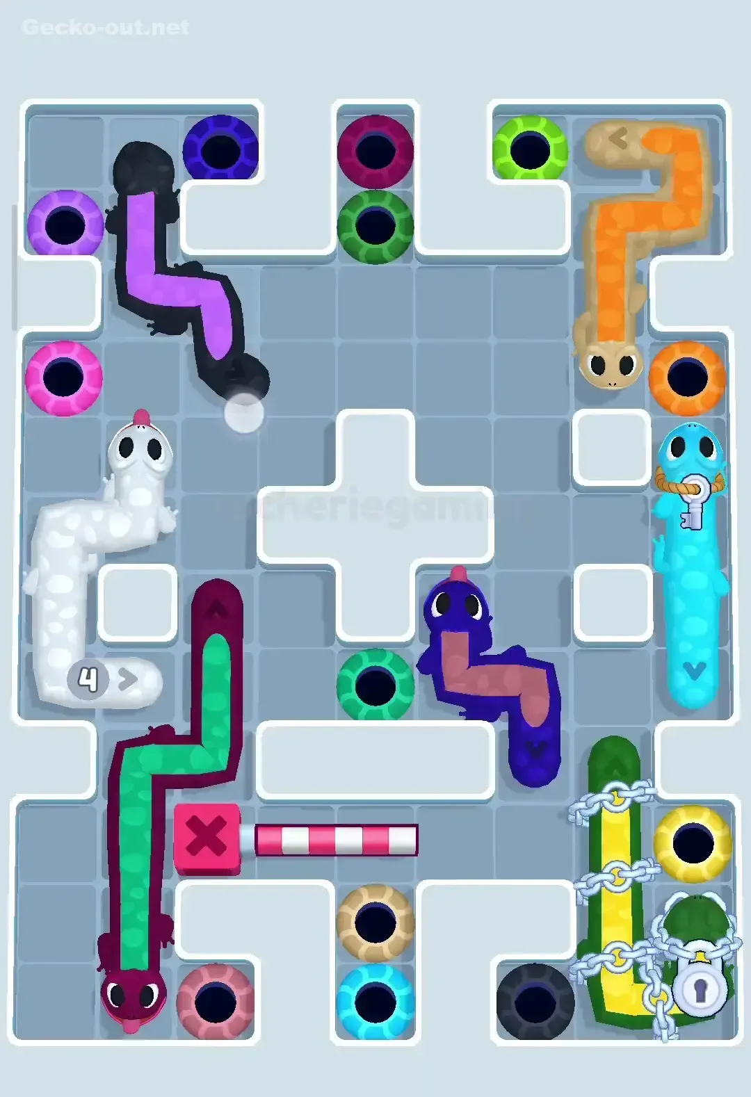 Gecko Out Level 376 Solution 3