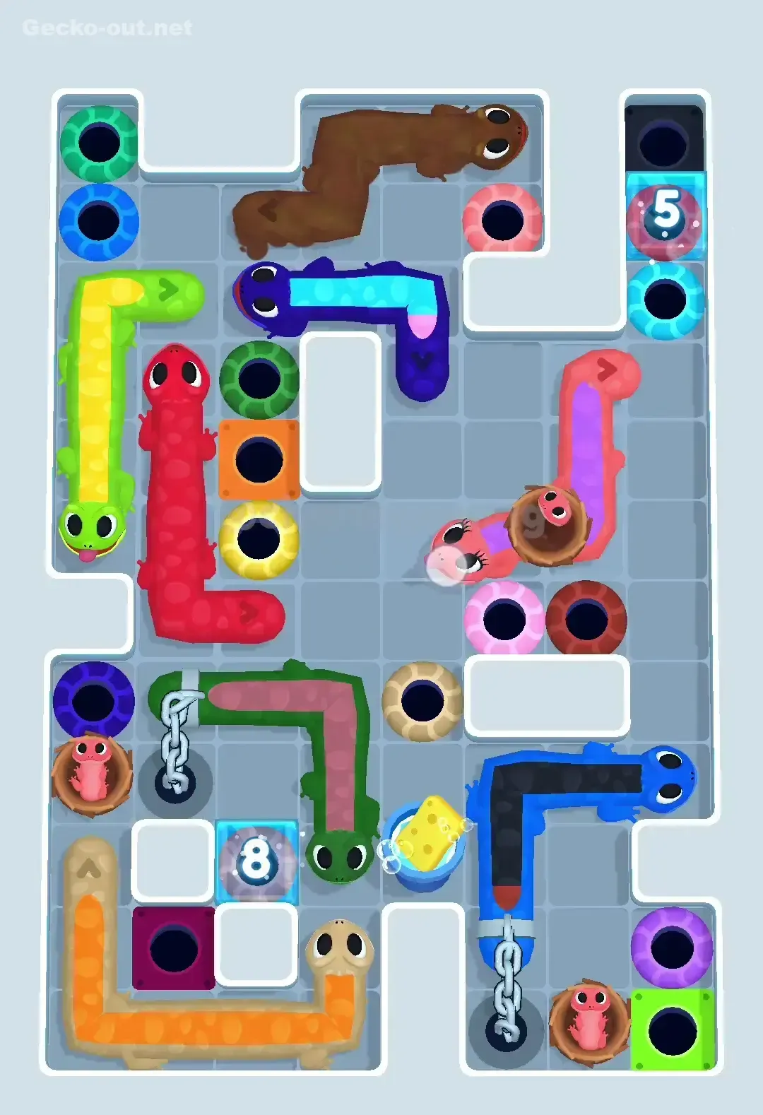 Gecko Out Level 642 Screenshot