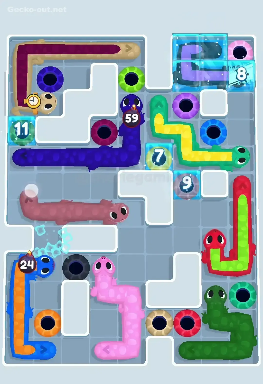 Gecko Out Level 370 Screenshot