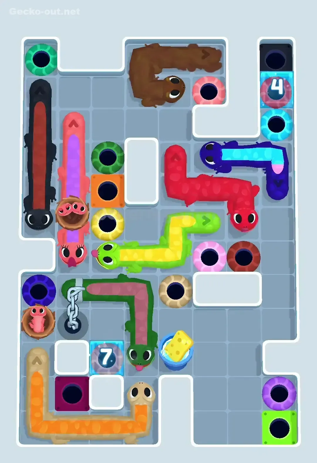 Gecko Out Level 642 Solution 2