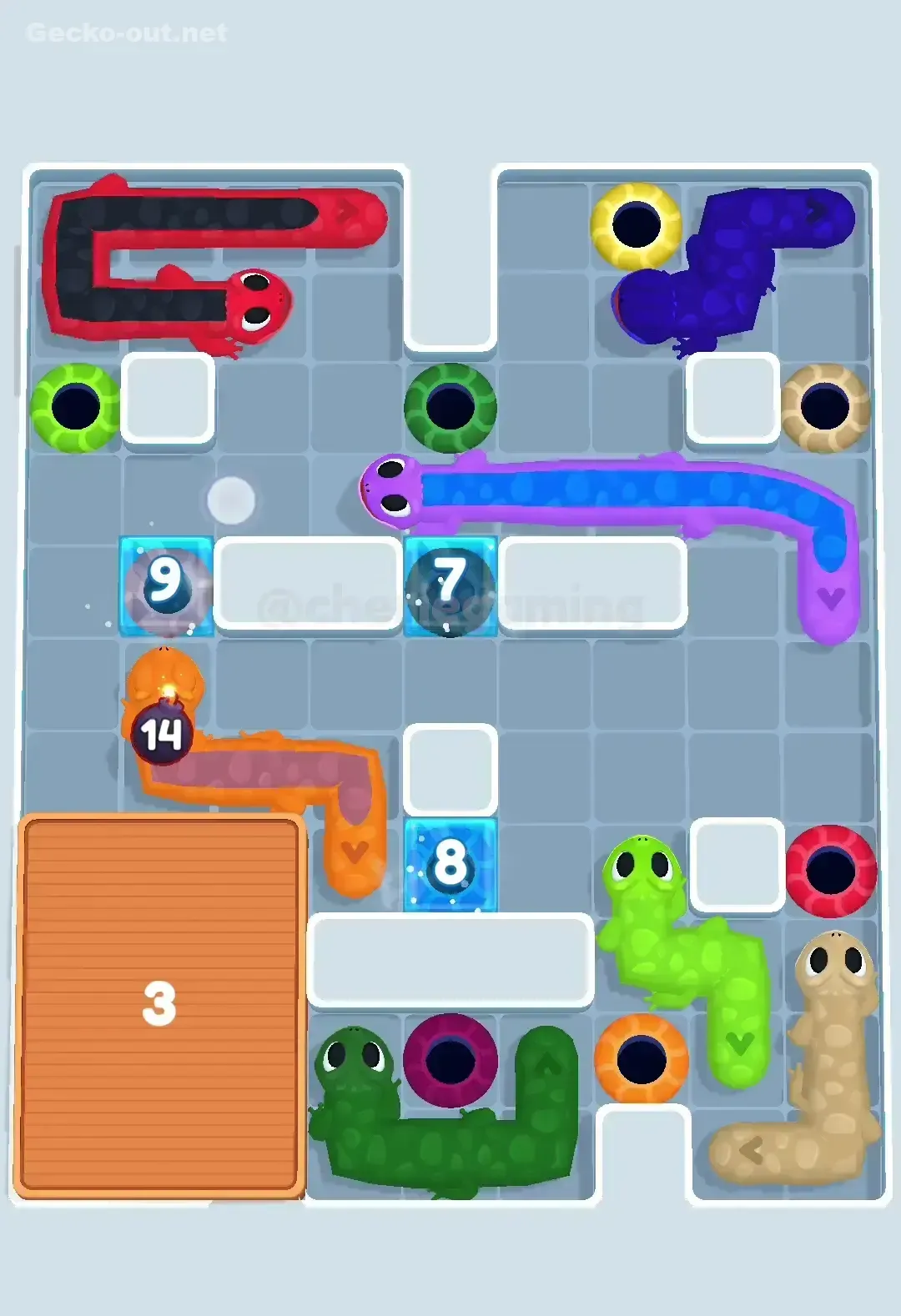 Gecko Out Level 366 Solution 3