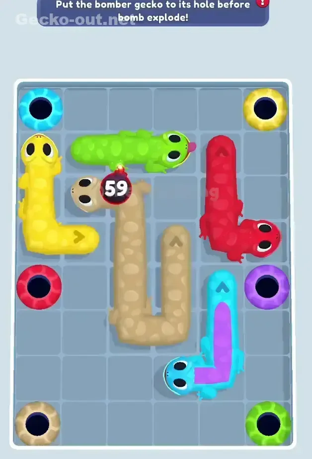 Gecko Out Level 361 Solution 1