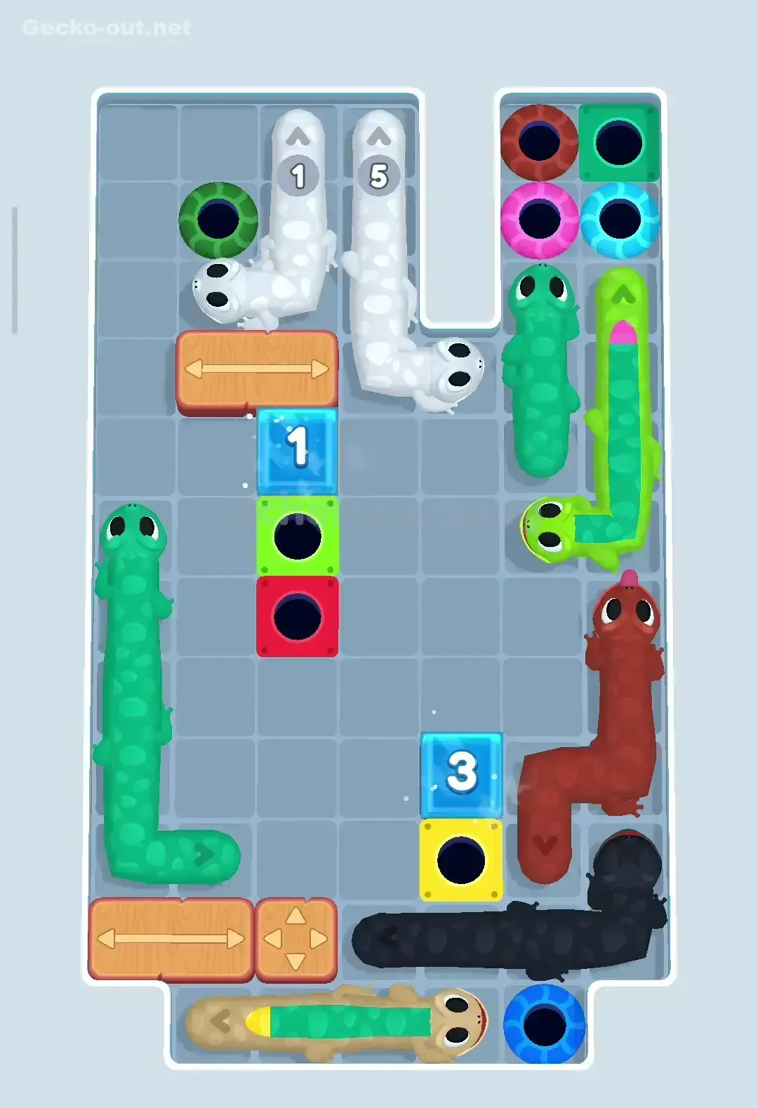Gecko Out Level 354 Solution 2