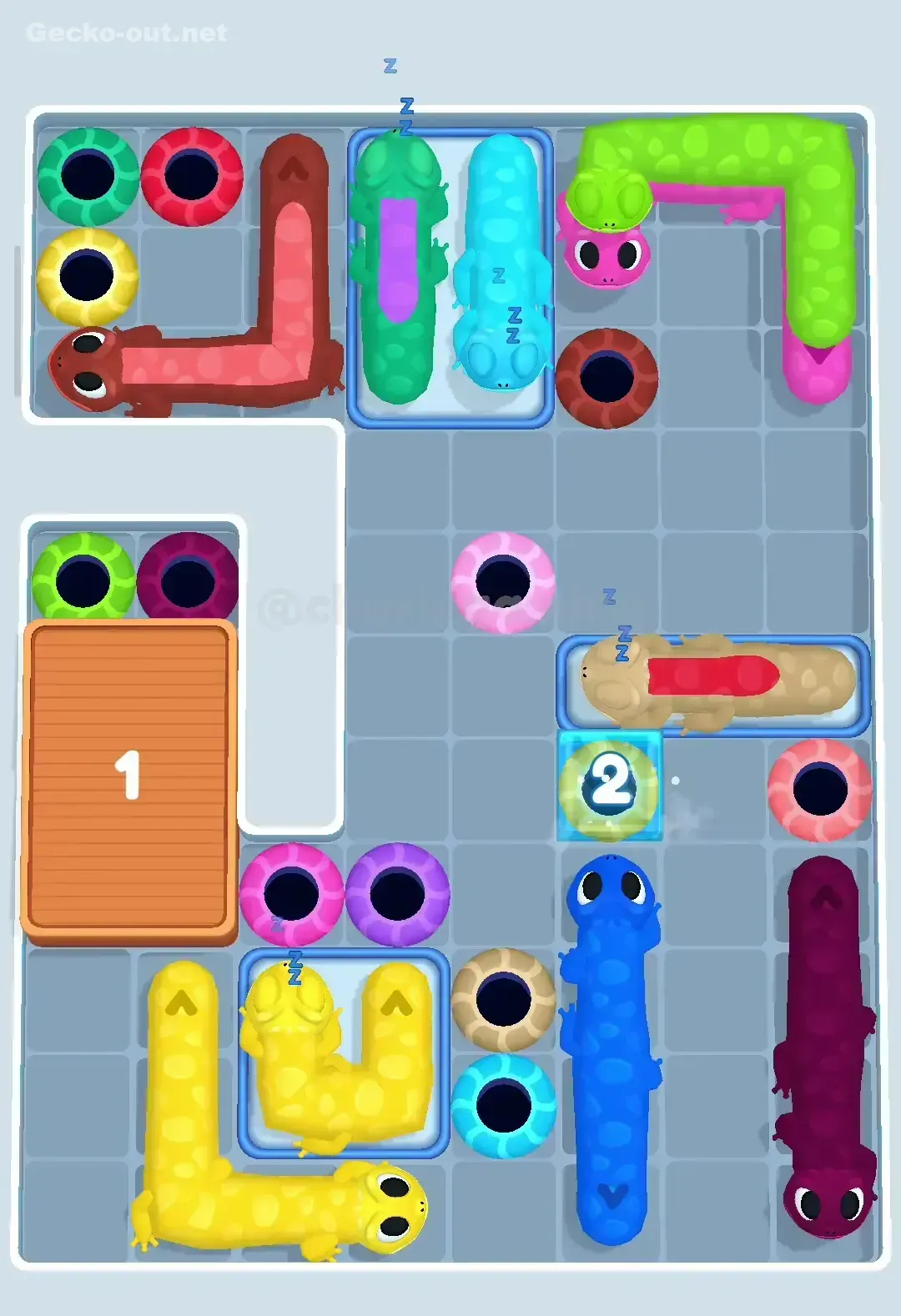 Gecko Out Level 351 Solution 2