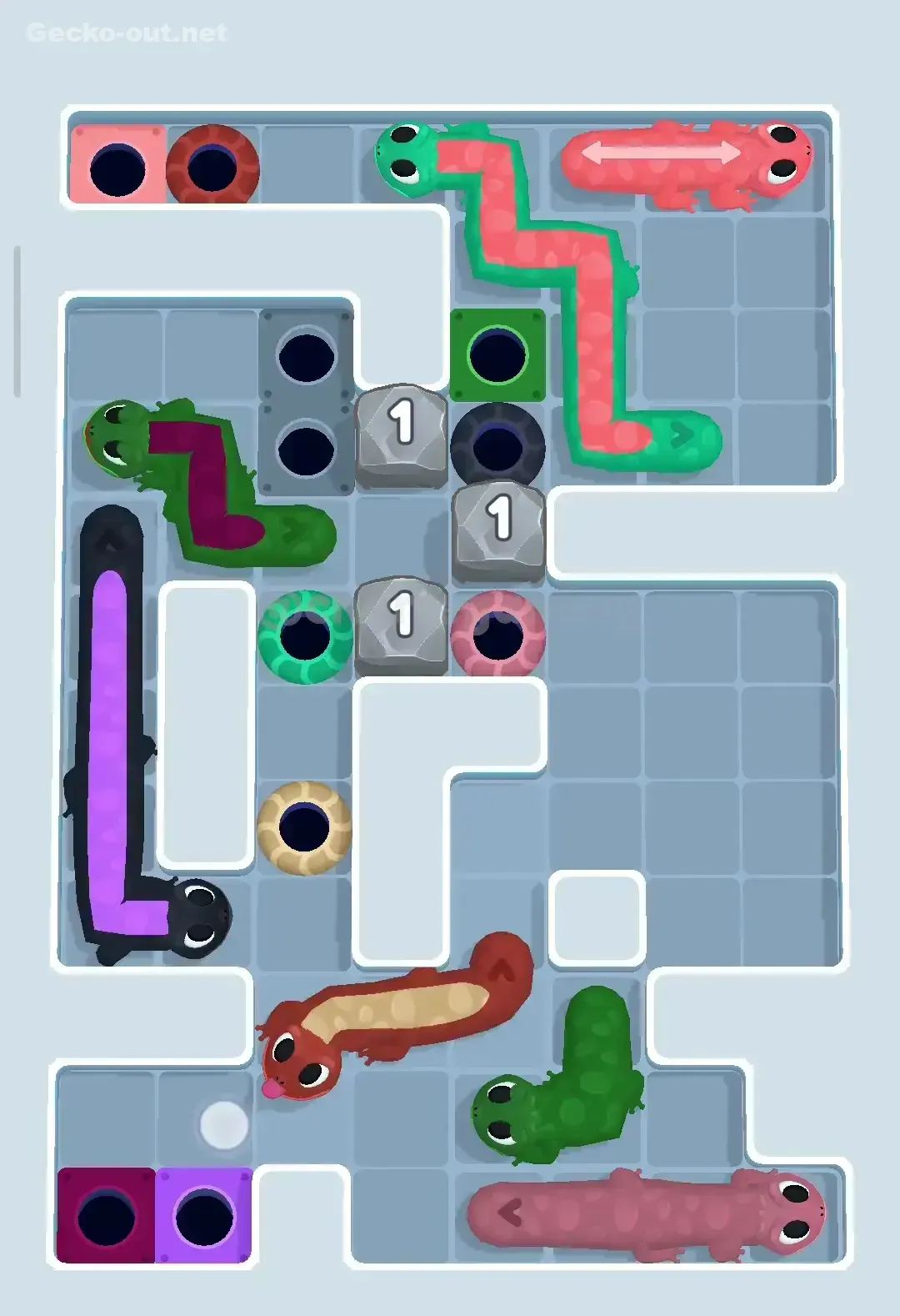 Gecko Out Level 350 Solution 2