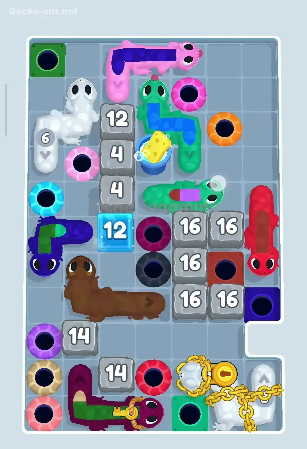 Gecko Out Level 349 Screenshot