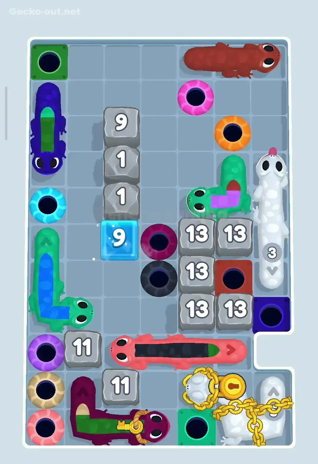 Gecko Out Level 349 Solution 3