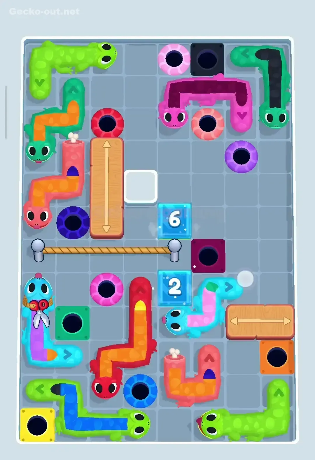Gecko Out Level 348 Solution 2