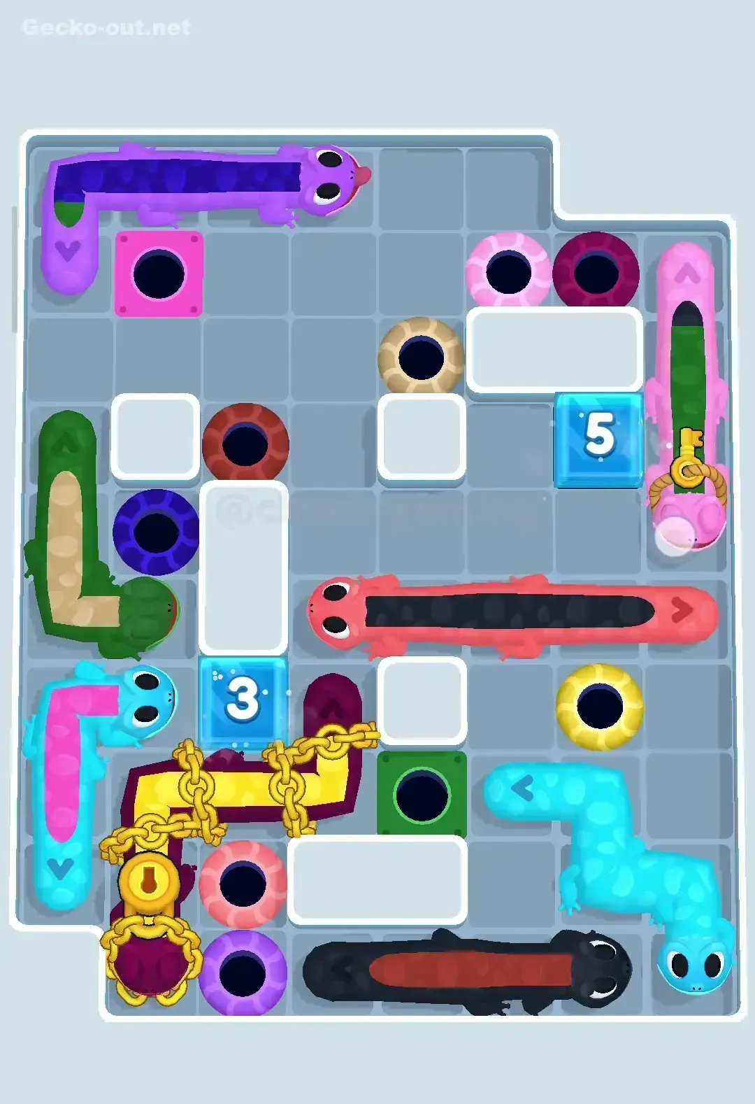 Gecko Out Level 342 Solution 3