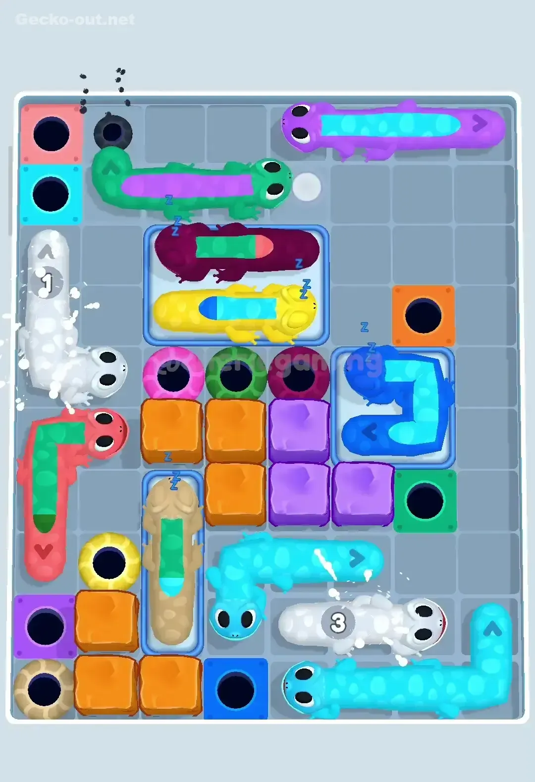 Gecko Out Level 340 Solution 2